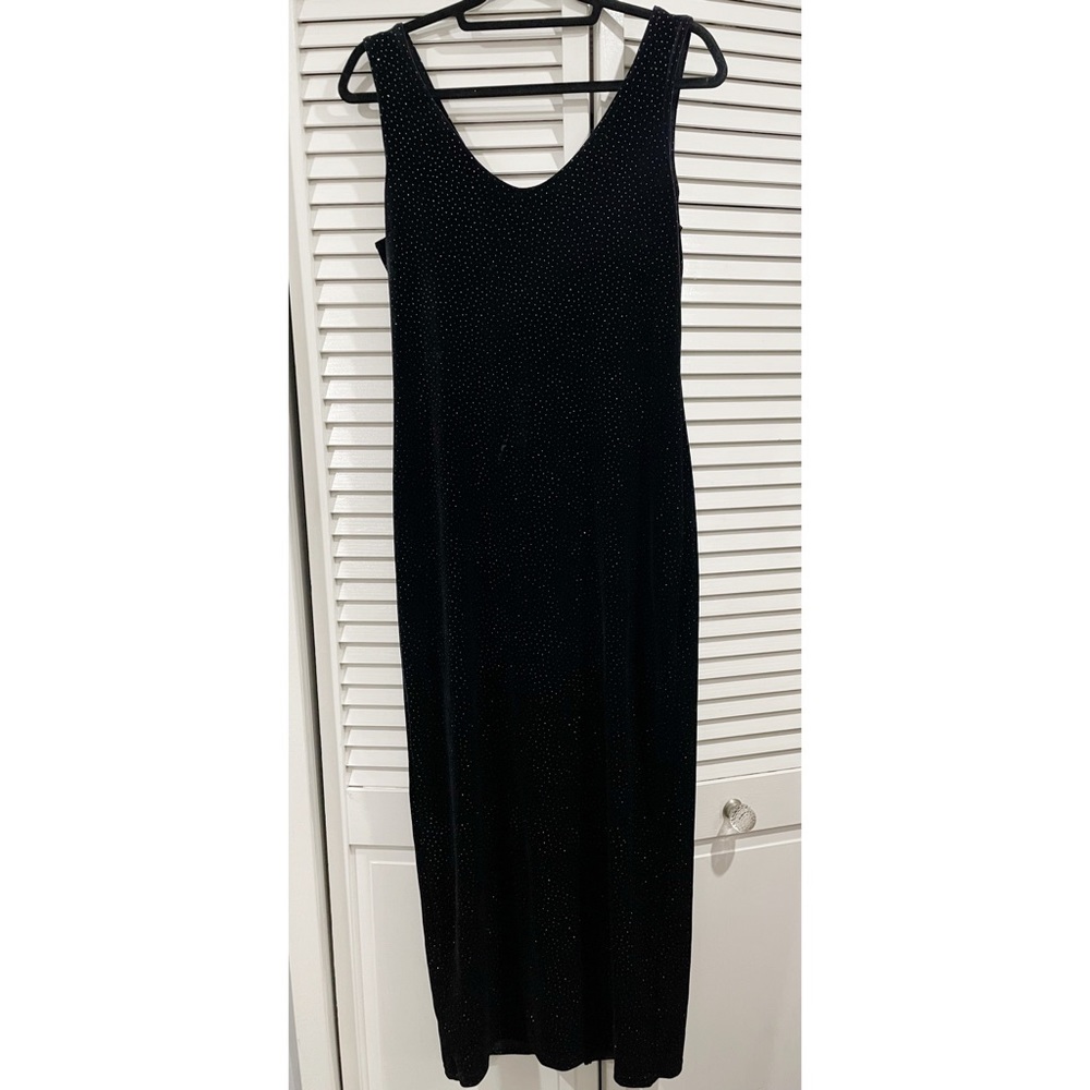 Kathie Lee Black Sparkle Gown